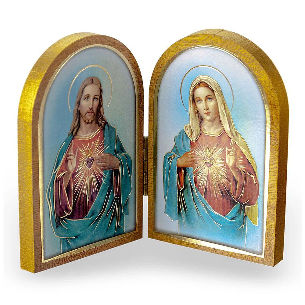 Two Hearts Diptych