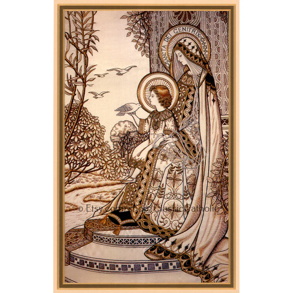Unframed Litany of Loreto Embroidery Prints - Multiple Sets - Image 3