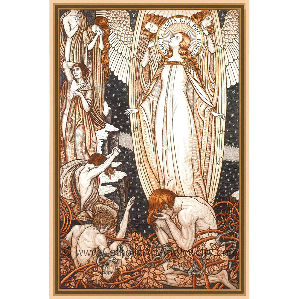 Unframed Litany of Loreto Embroidery Prints - Multiple Sets - Image 4