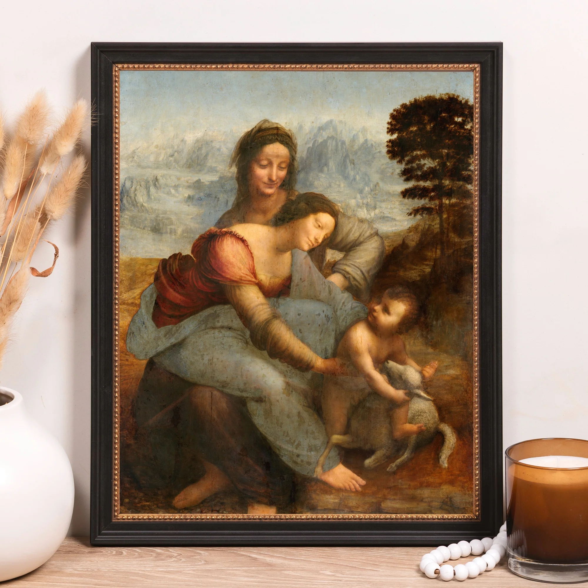 Virgin & Child with St. Anne Framed Canvas - Sacred Classics Collection - Image 8