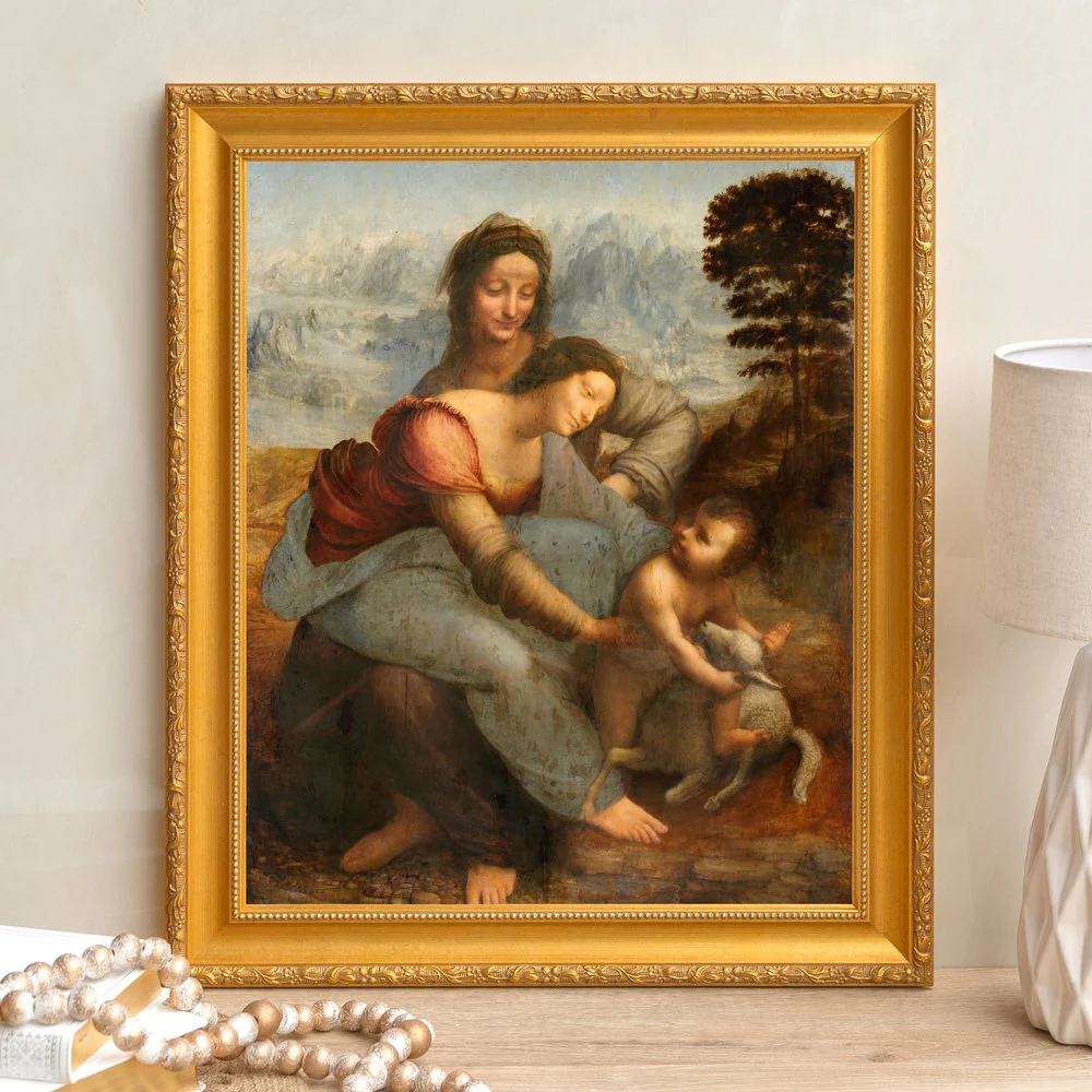 Virgin & Child with St. Anne Framed Canvas - Sacred Signature Collection - Image 11