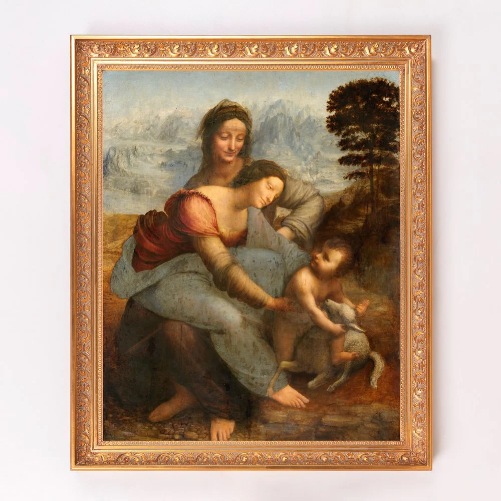 Virgin & Child with St. Anne Framed Canvas - Sacred Signature Collection - Image 4