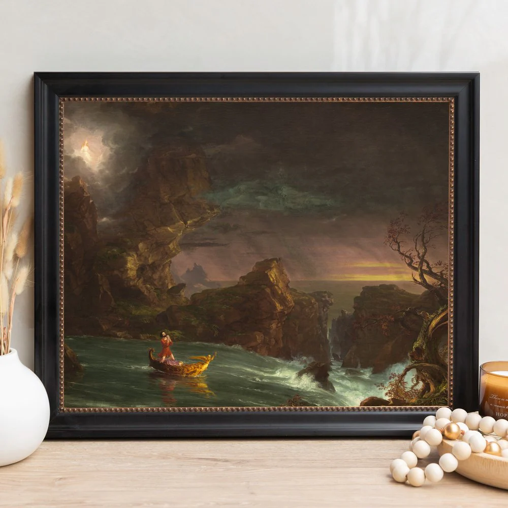 Voyage of Life: Manhood Framed Canvas - Sacred Signature Collection - Image 12
