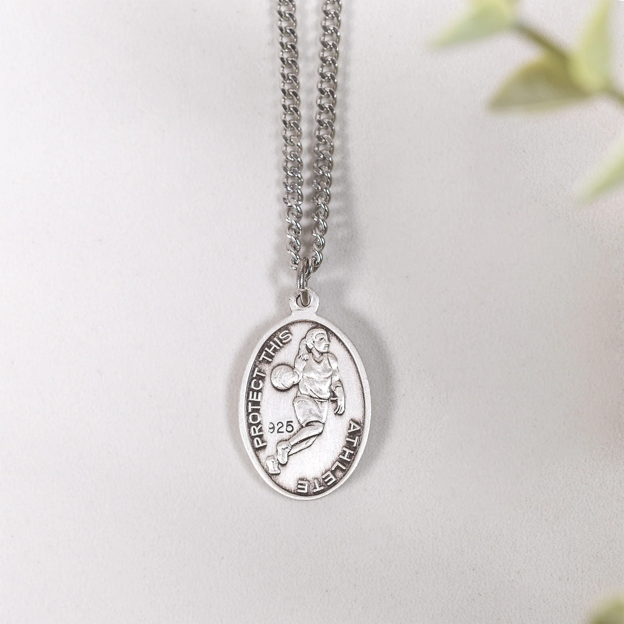 Women & Girls St. Sebastian Patron of Athletes Necklace - Multiple Sports - Image 7